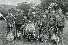DCLI  Drum and Bugles, Isle of Wight 1918